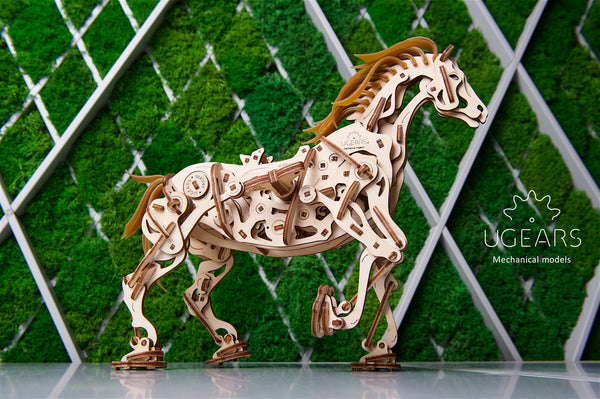 Horse Mechanoid wooden model