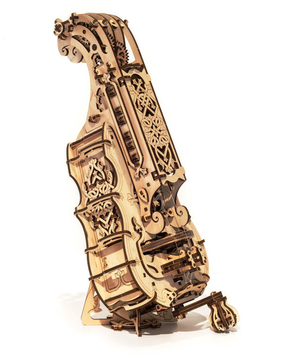 Hurdy-Gurdy - musical instrument by UGears - UGEARS Mechanical Models