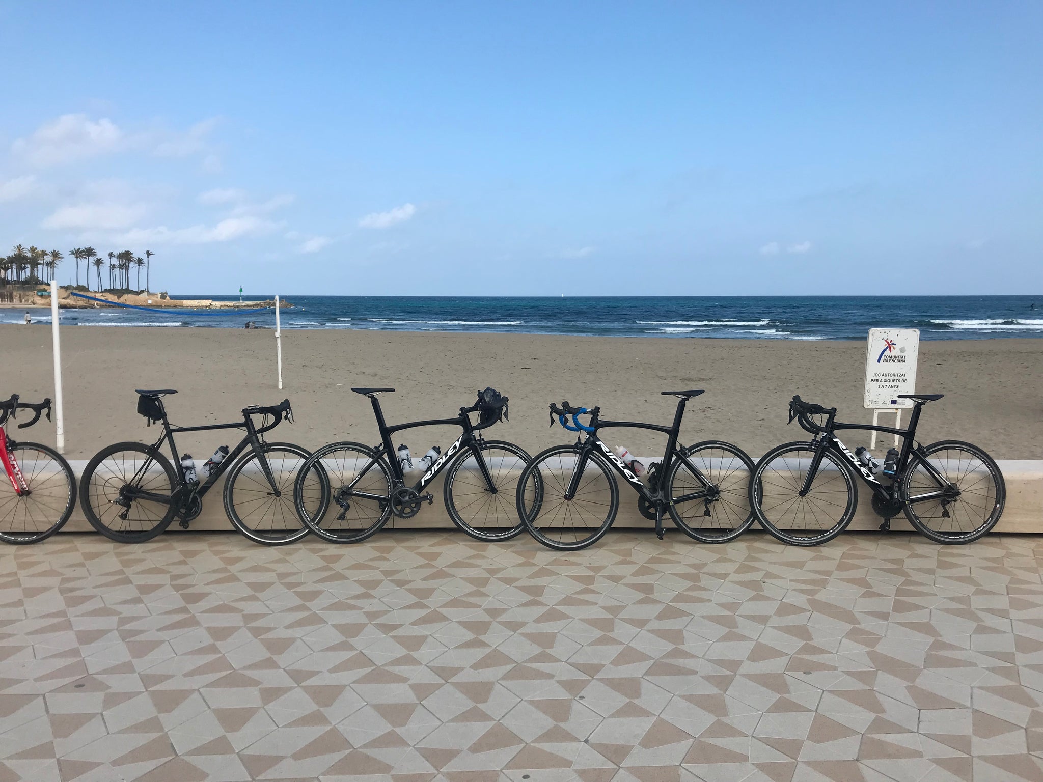 Bikes by the sea