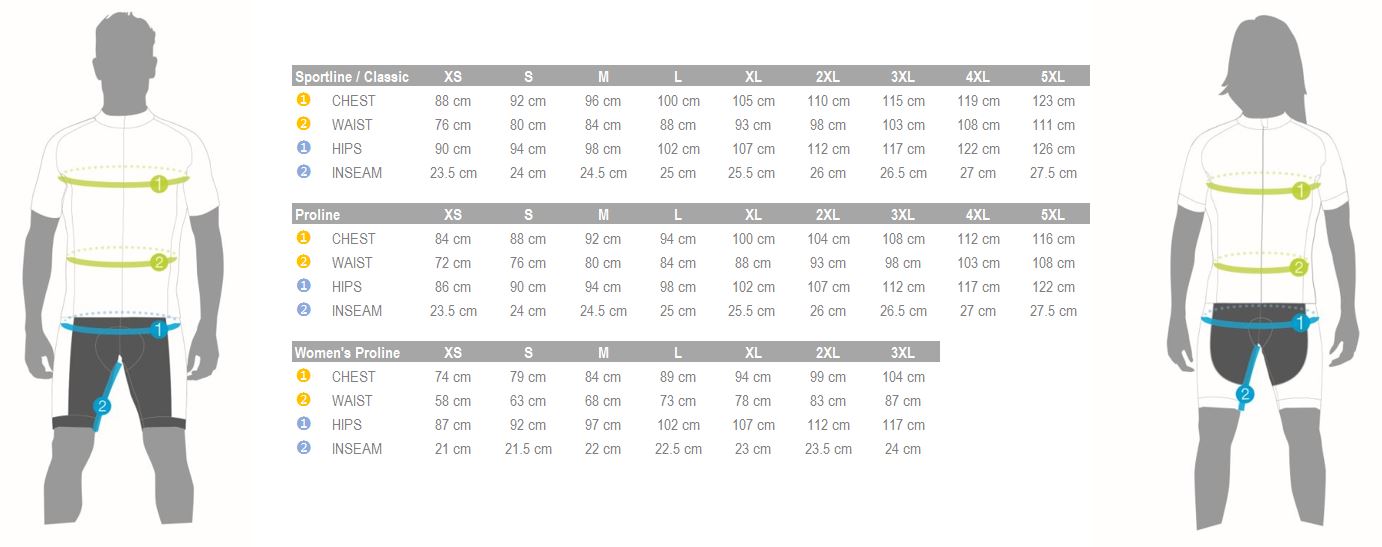 Size Guide (cm) – Shutt Velo Rapide