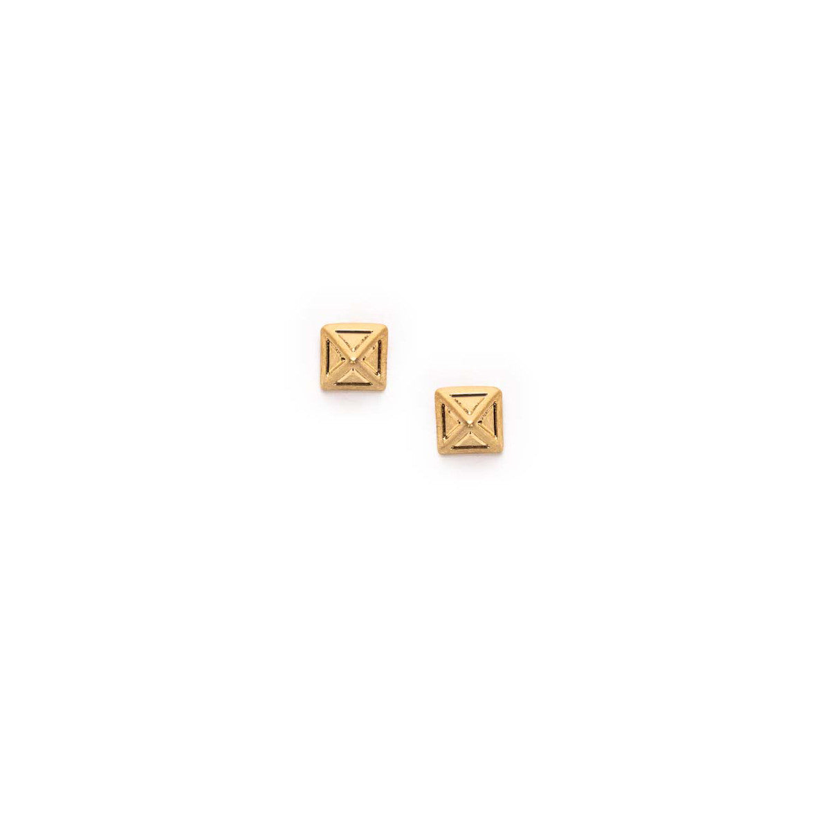 Wanderluster Gold Studs