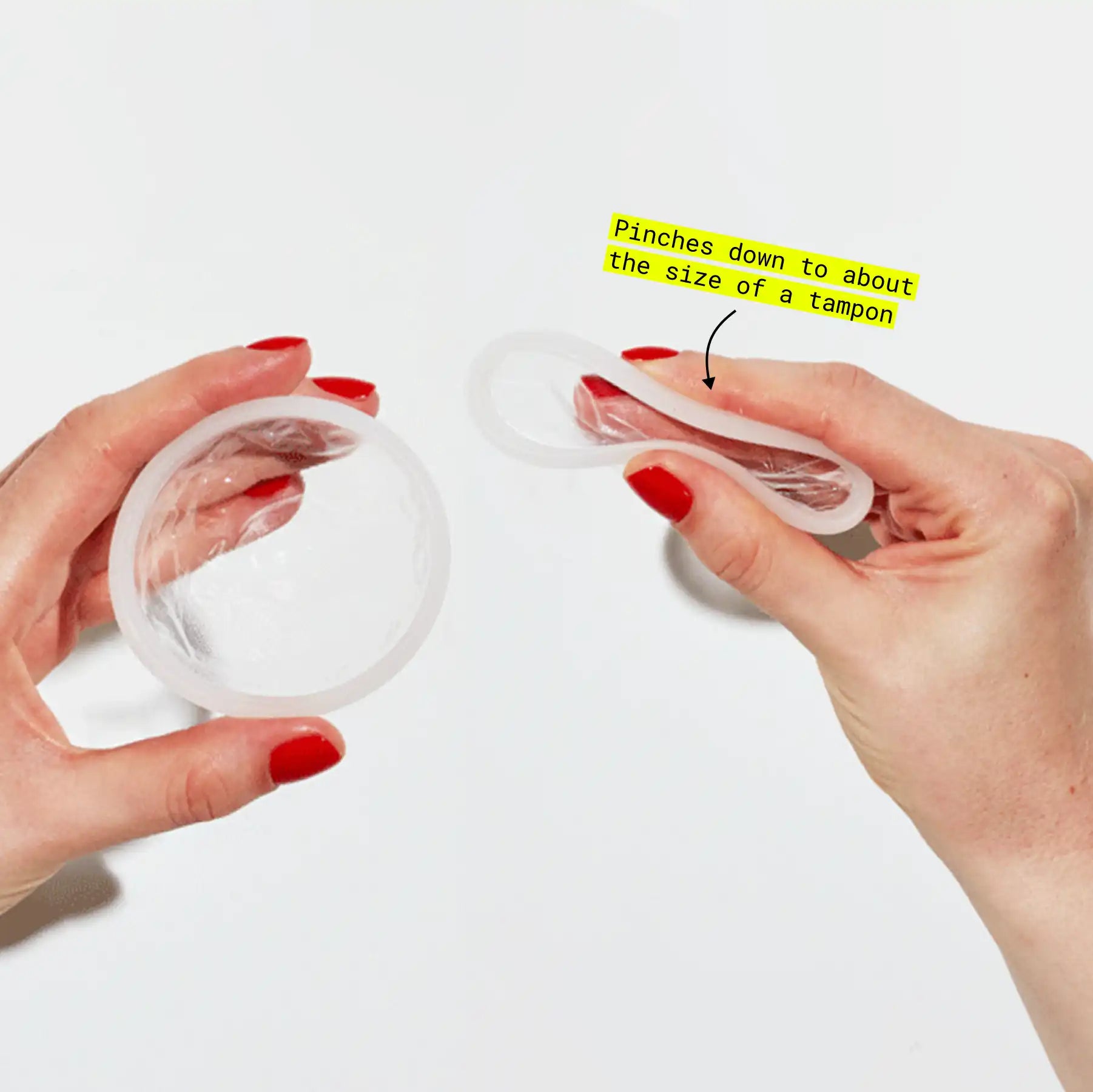 The disposable menstrual disc designed for comfort