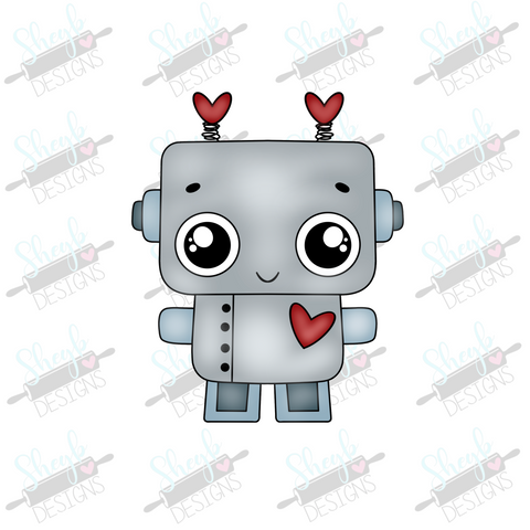 robot cartoon love