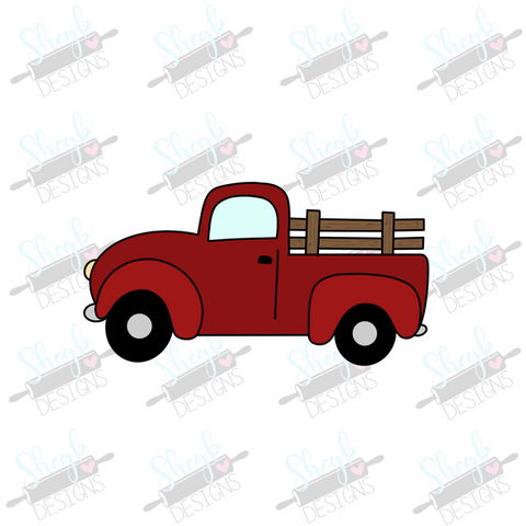 Red Truck Grinch and Cindy Lou PNG