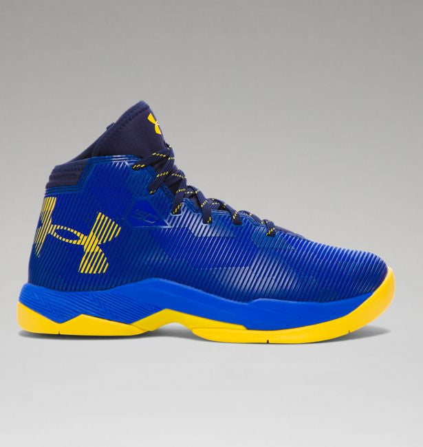 steph curry blue and yellow shoes