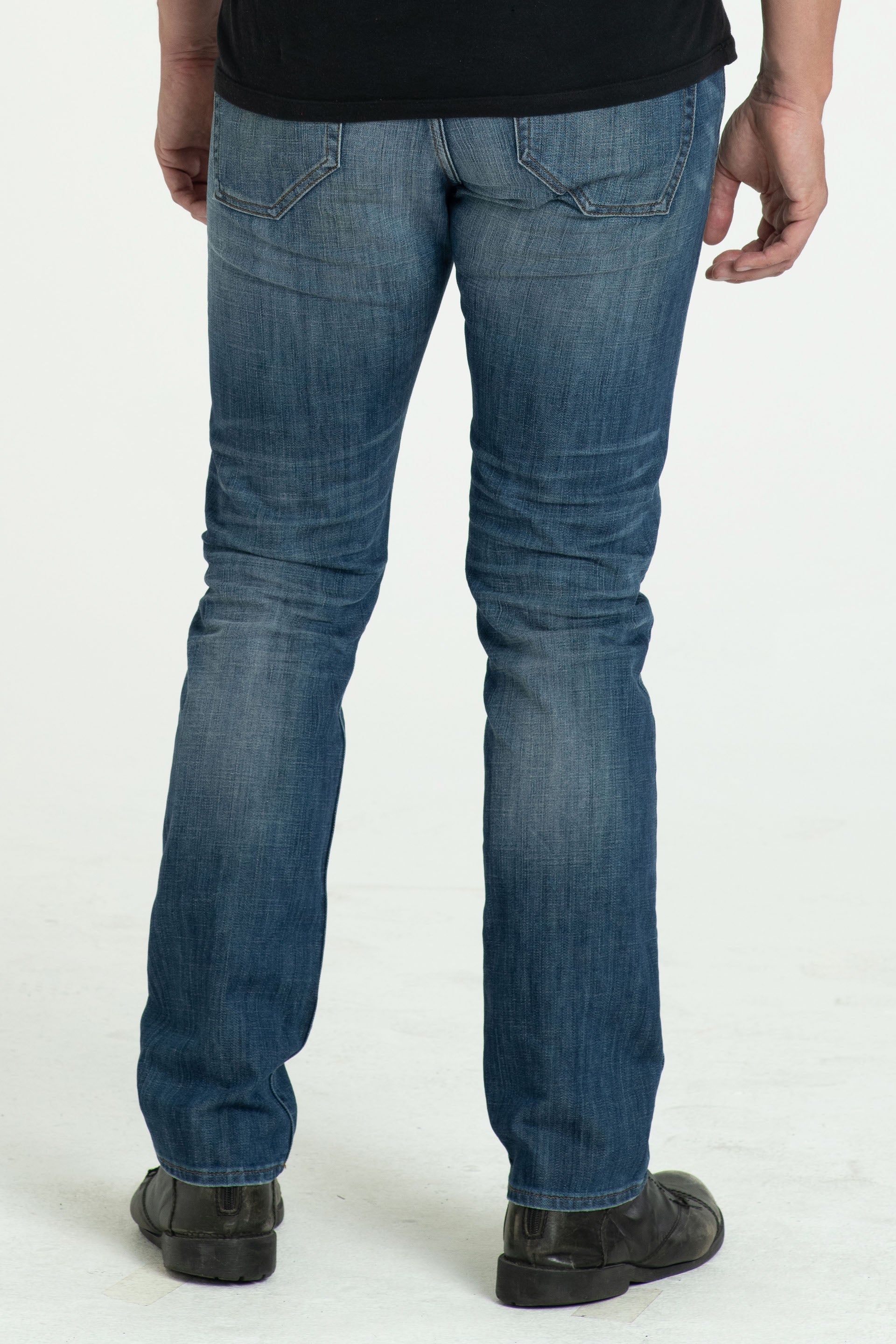 BARFLY SLIM DENIM PANTS IN WASTED BLUES