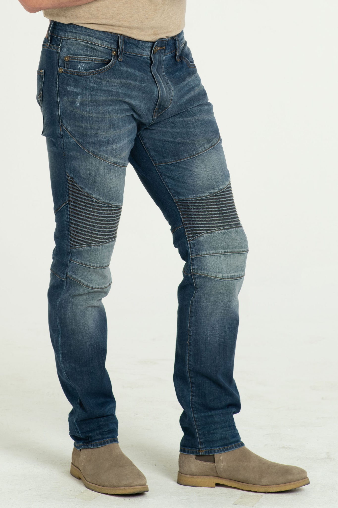 MOTO DENIM PANTS IN DESERT DAYZ – Stitch's Jeans