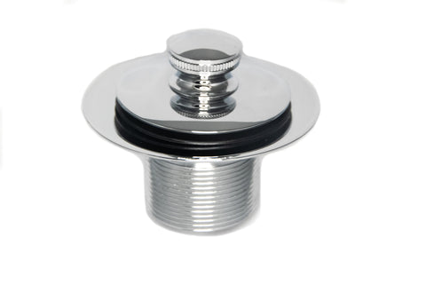 Bathtub Drain Shoe Strainer, Chrome Plated, 1.25-In. Fine Thread