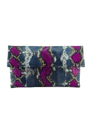 Multiple python clutch bag Louis Vuitton Purple in Python - 27453268