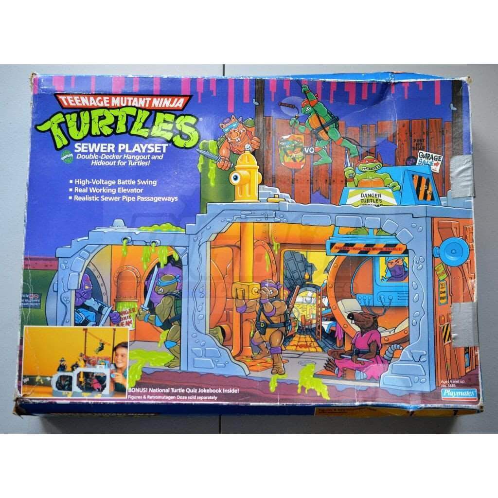 teenage mutant ninja turtles sewer playset 1989