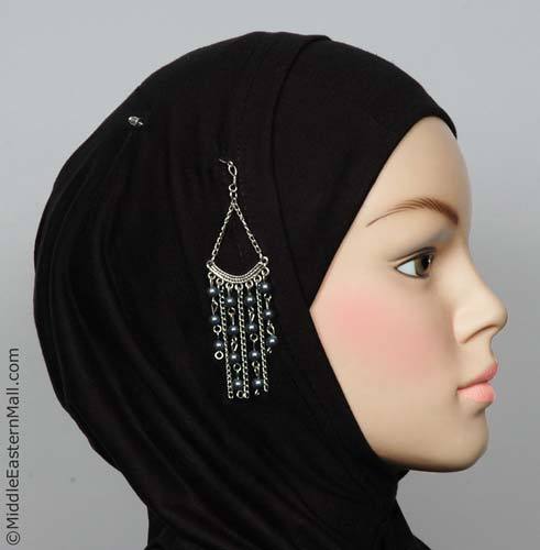 Middle Eastern Mall Byblos Fashion Hijab Scarf Pin in #7 Brown