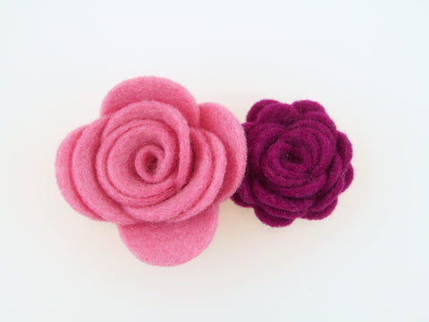 large flower hair clip