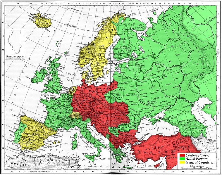 ww1 map