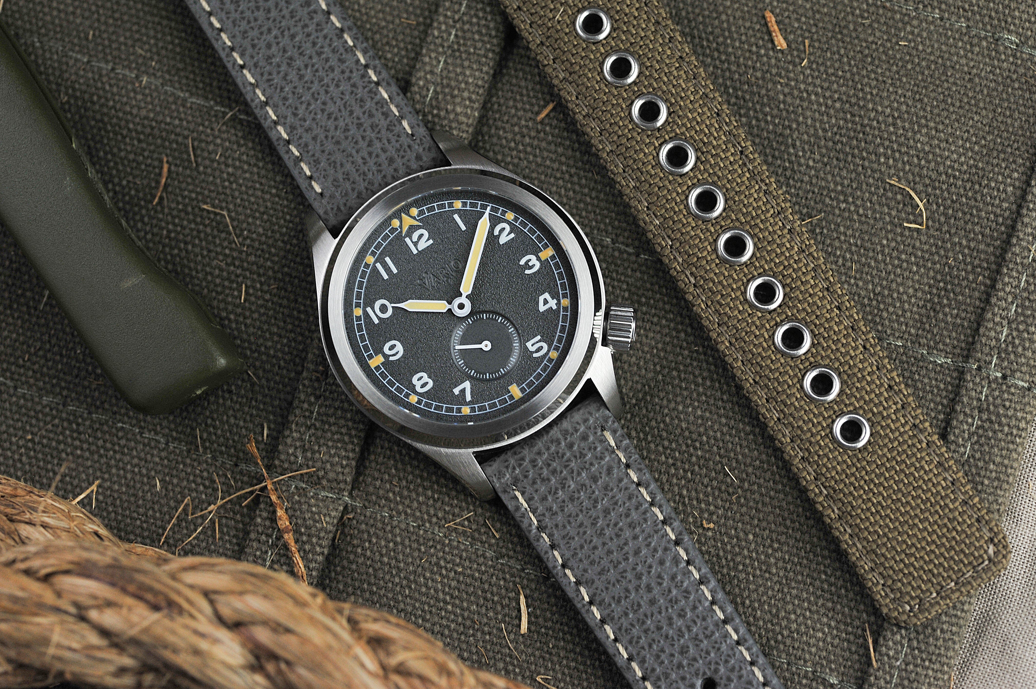 vario dirty dozen d-12 ww2 field watch