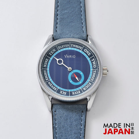 vario NAVI single hand watch dark blue