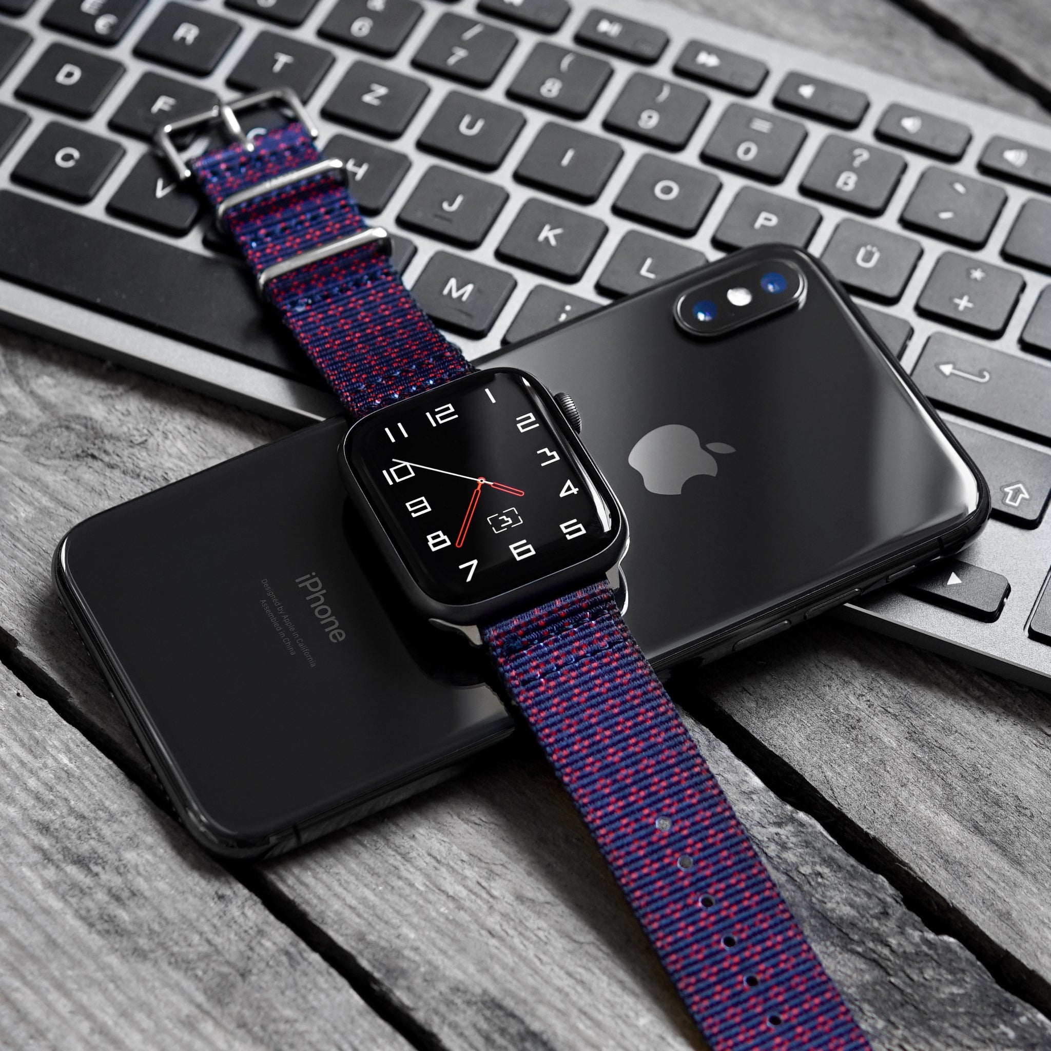 apple watch on vario graphic strap