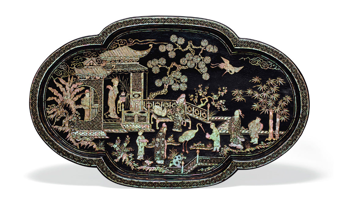mother of pearl lacquerware