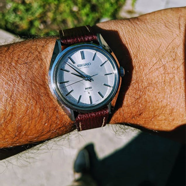 Our leather on a King Seiko. Photo by #varioeveryday member @collector