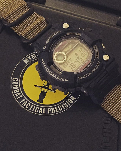 gshock frogman with casio gshock strap