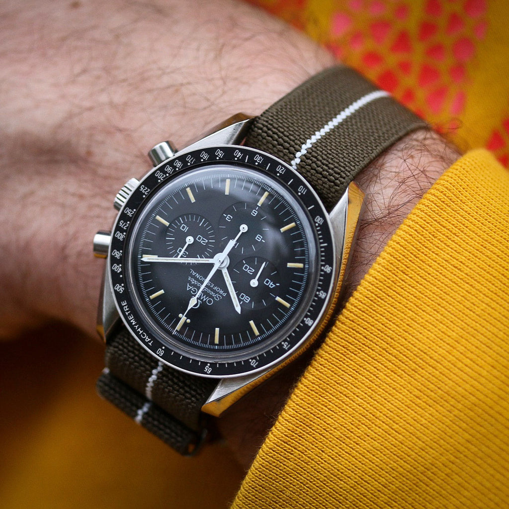 Check out this beautiful speedmaster on our comfortable Elastic. Photo by #varioeveryday member @kidwizzle