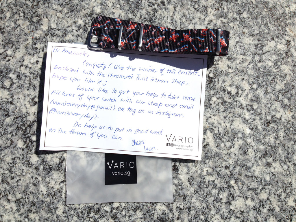 vario design strap chromatic twitch and postcard