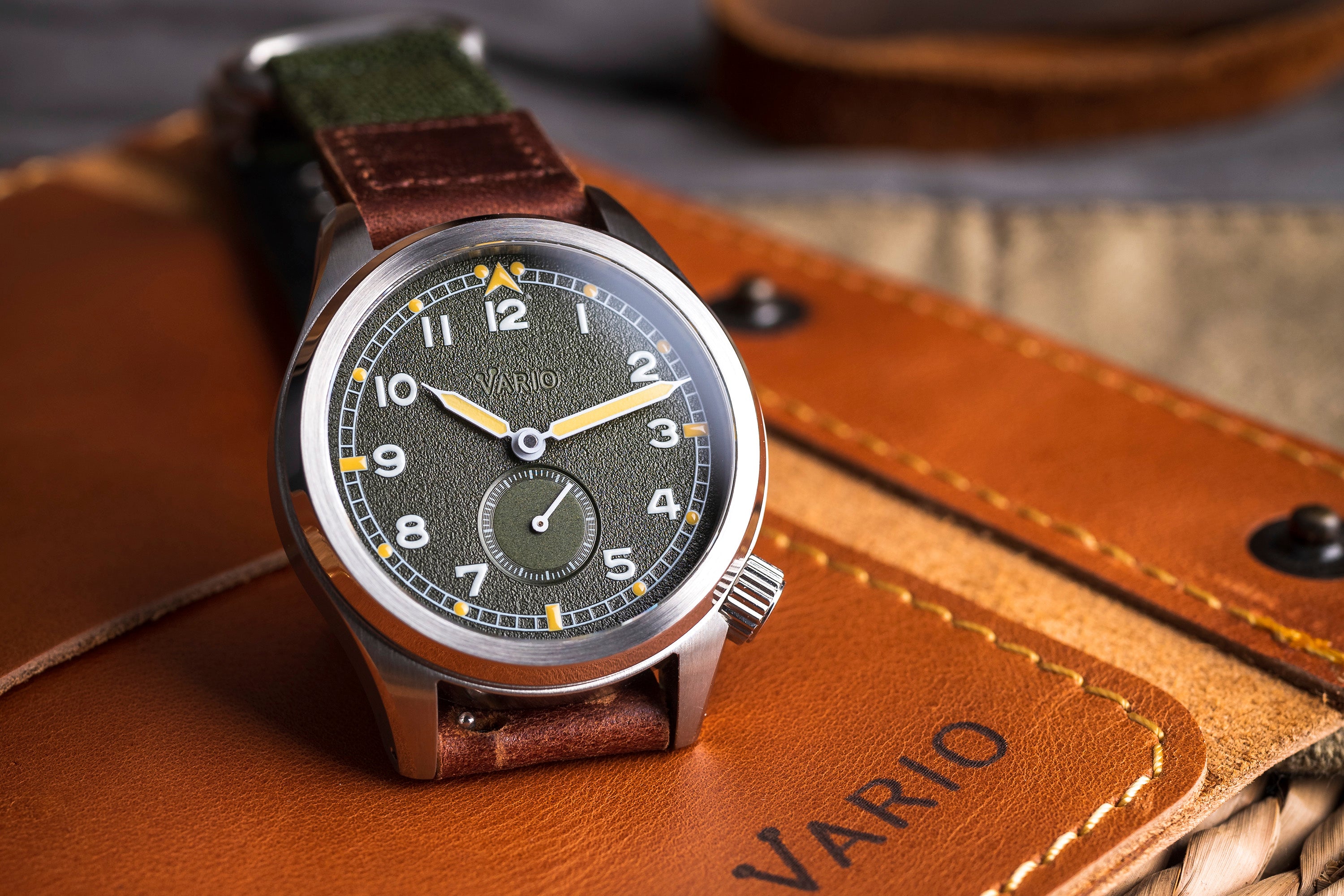 vario 1945 dirty dozen military field watch