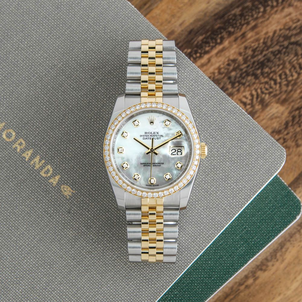 Rolex mother of pearl watch