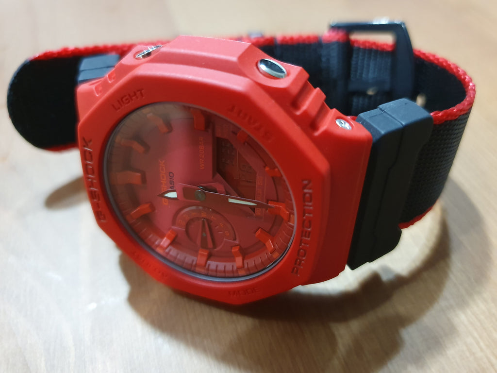 vario gshock ga2100 seat belt