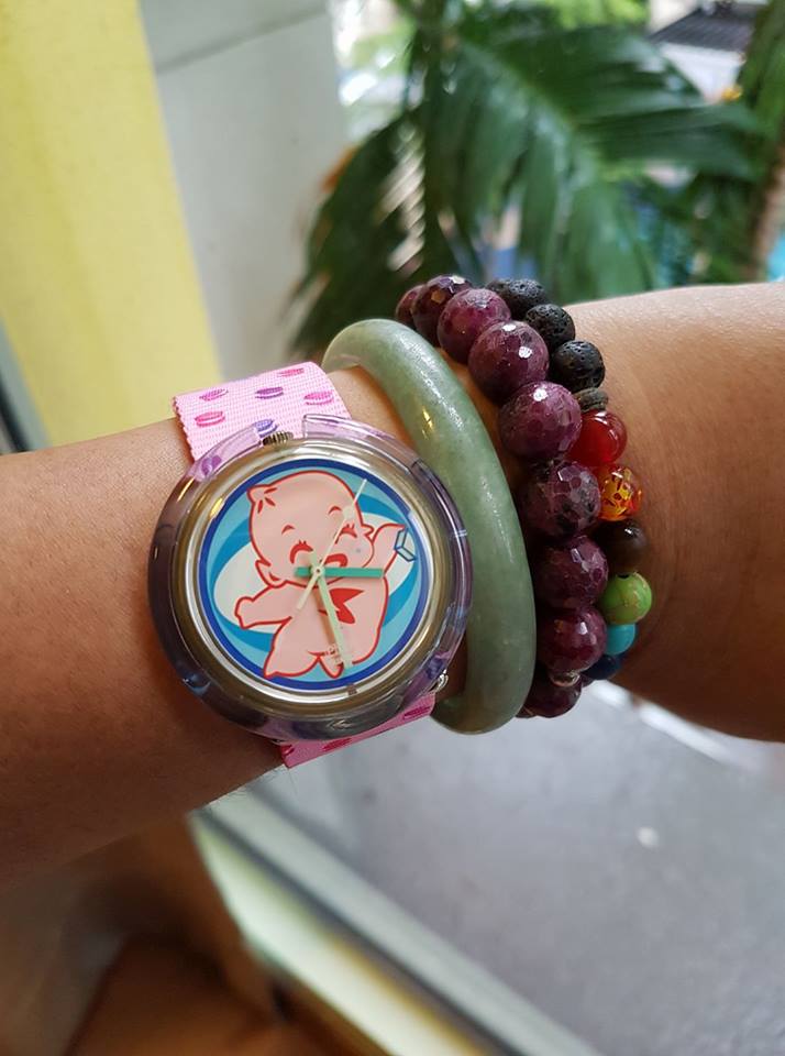 pop swatch on vario macaron dots strap