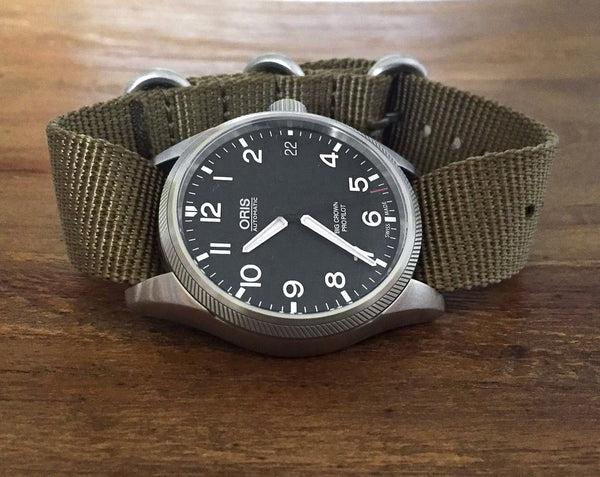 oris big crown with vario ballistic nylon watch strap