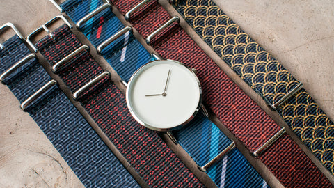 Vario: Win Minimalist watch with 20mm Graphic Nato 