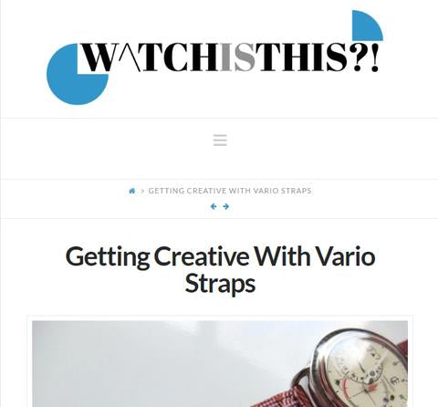 watch is this vario graphic strap review