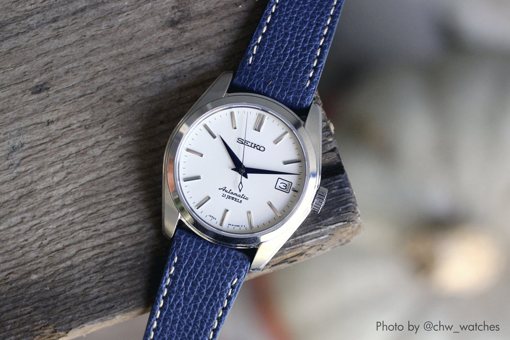 Italian Leather Luxury Watch Strap | Blue | Vario