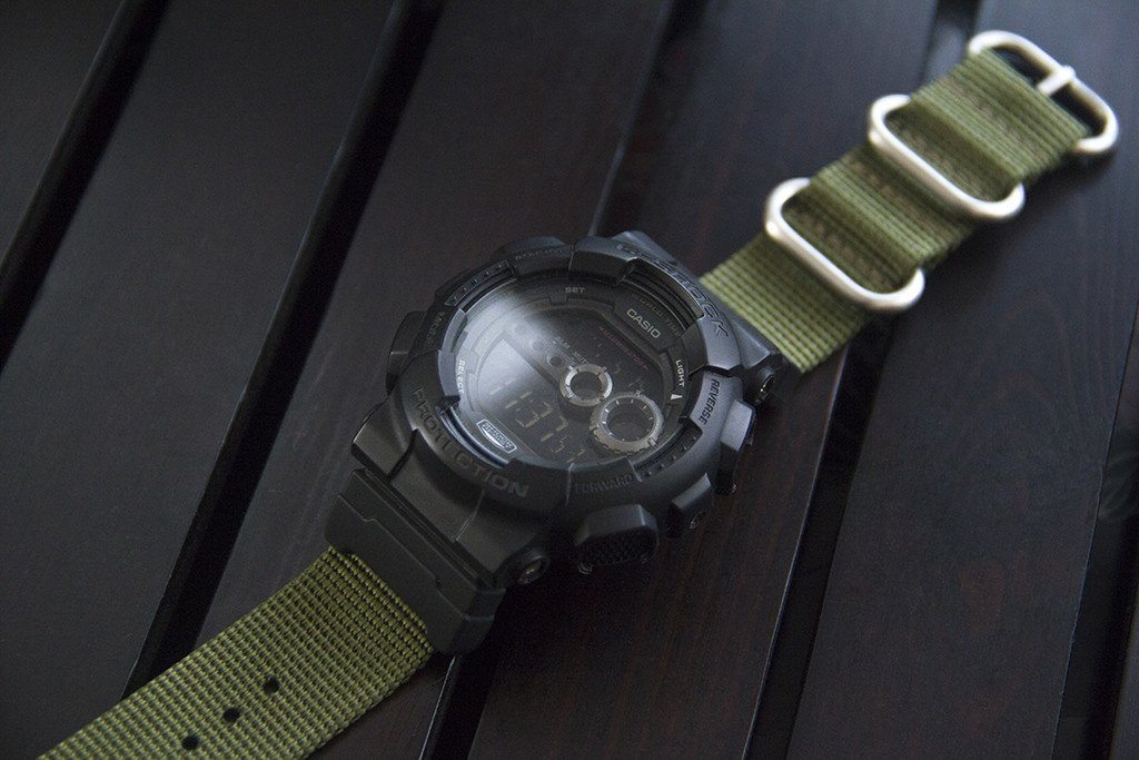 casio cloth strap