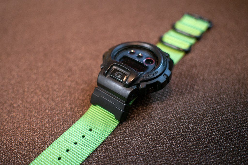 Shamrock Green Zulu G-Shock Watch Strap