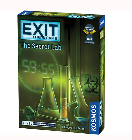 Exit the game, the secret lab, boxed 