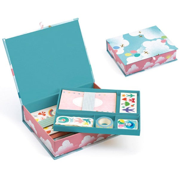 My Stationery Box  - Charlotte, set shown open and closed 
