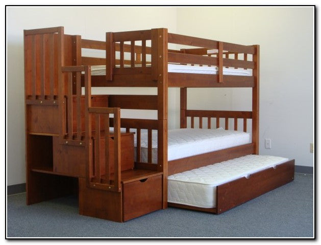 pine bunk beds