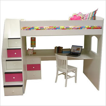 bunk beds with study desk