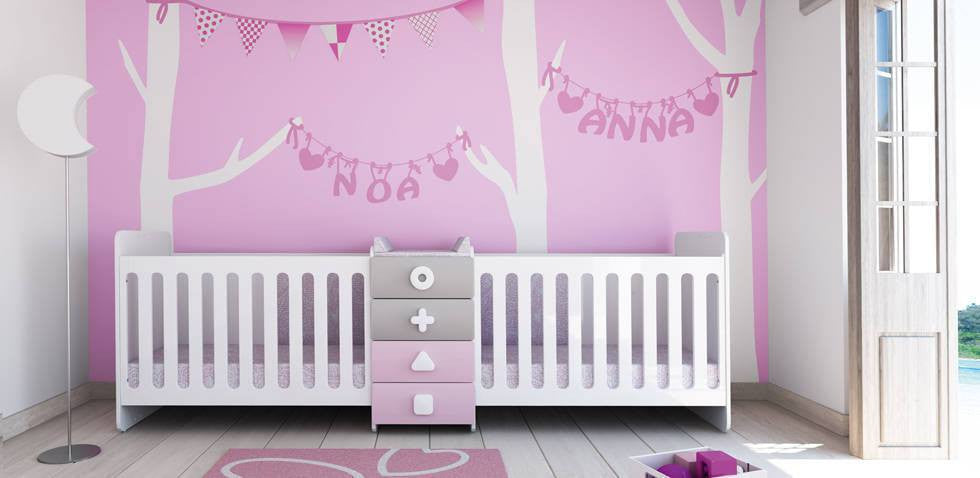 crib for twin babies