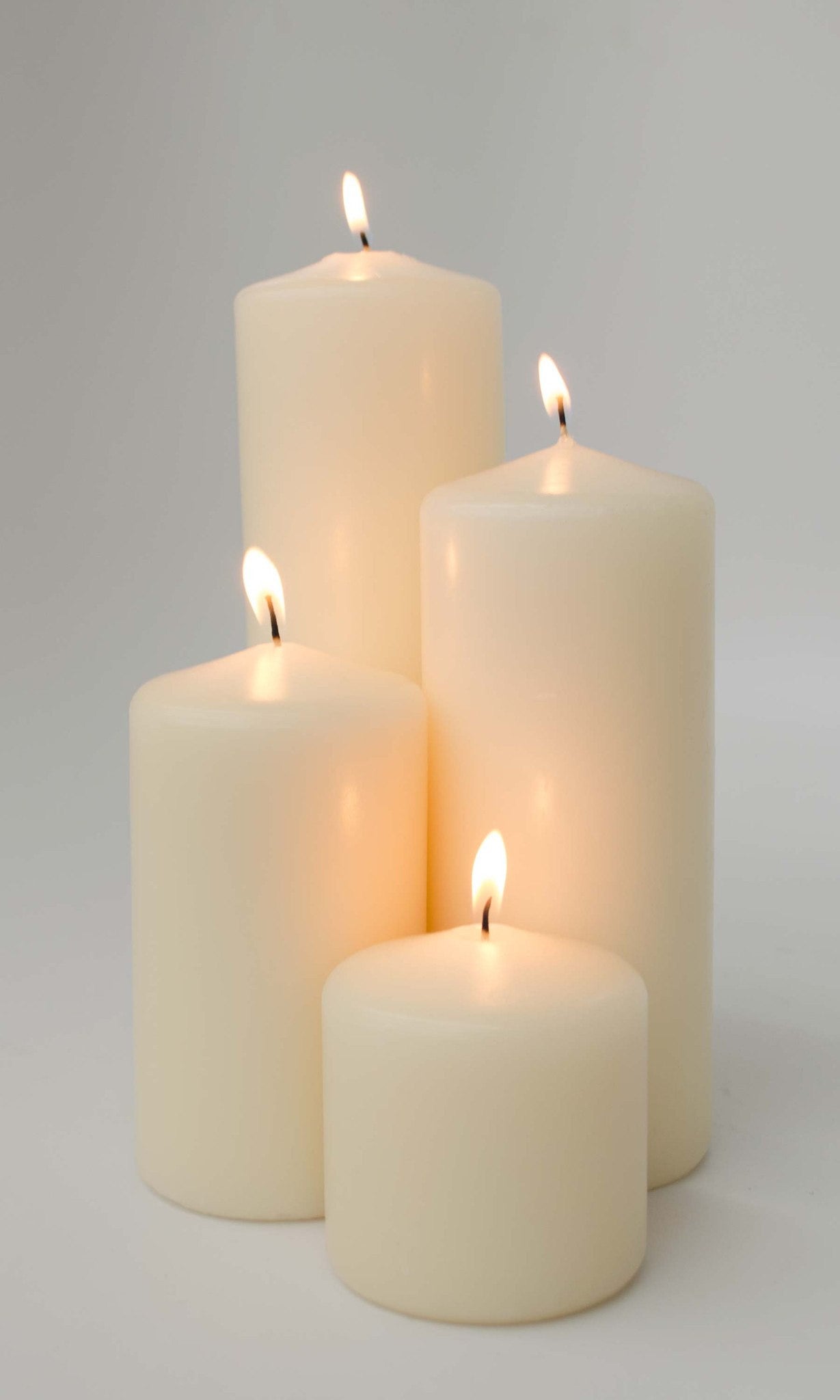 Buy 3x6 Unscented Ivory Pillar Candle at Candlemart.com for only $ 3.99