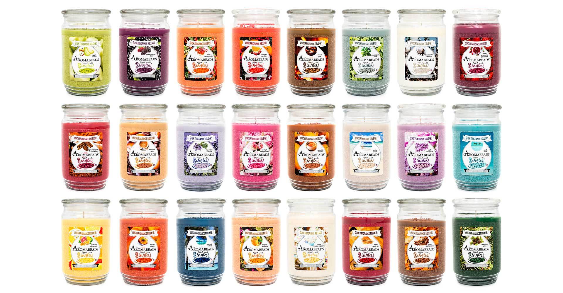 different candle scents