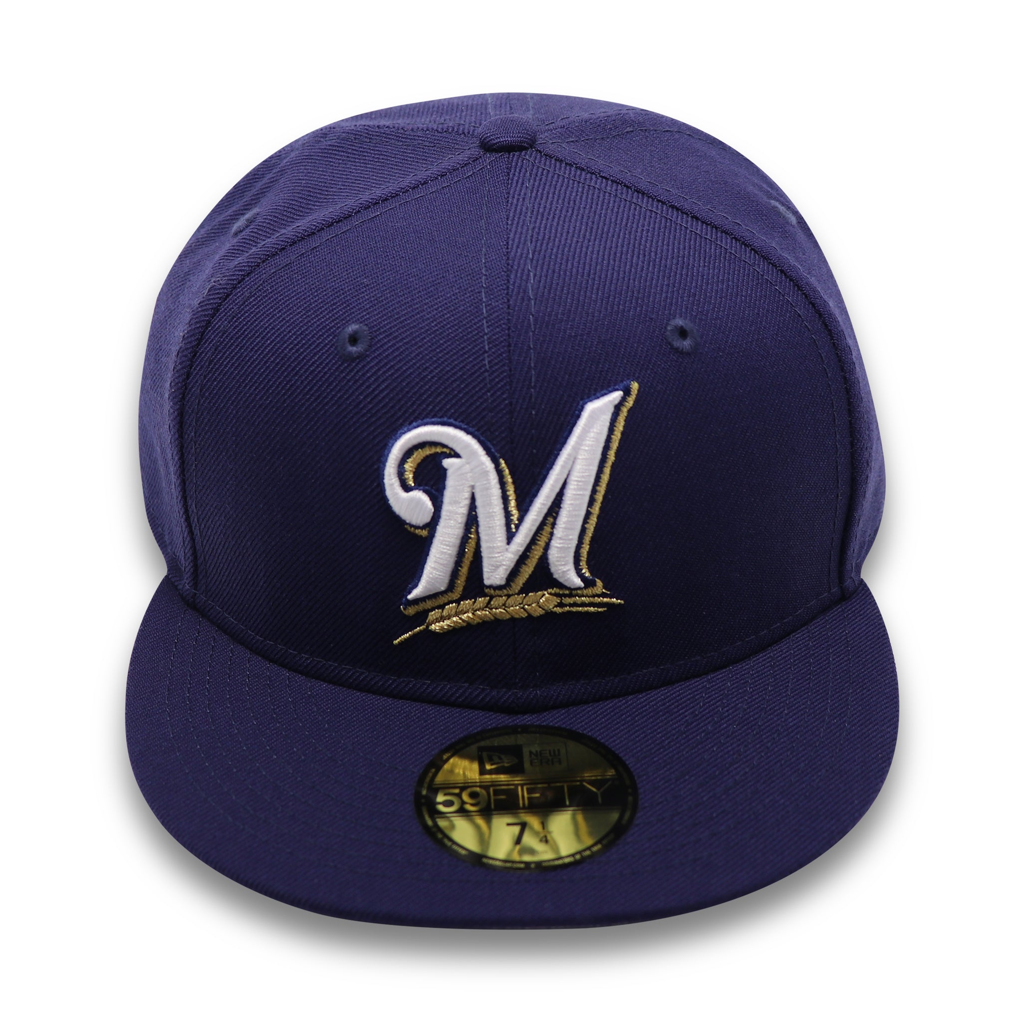 mlb fitted grey brim