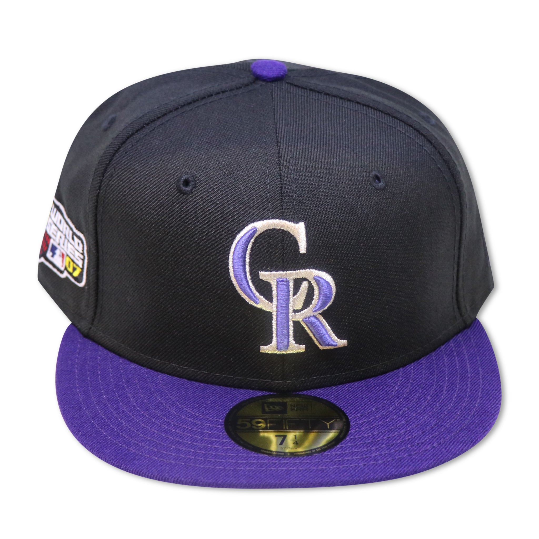 Colorado Rockies New Era 20th Anniversary Chrome Alternate Undervisor  59FIFTY Fitted Hat - Cream