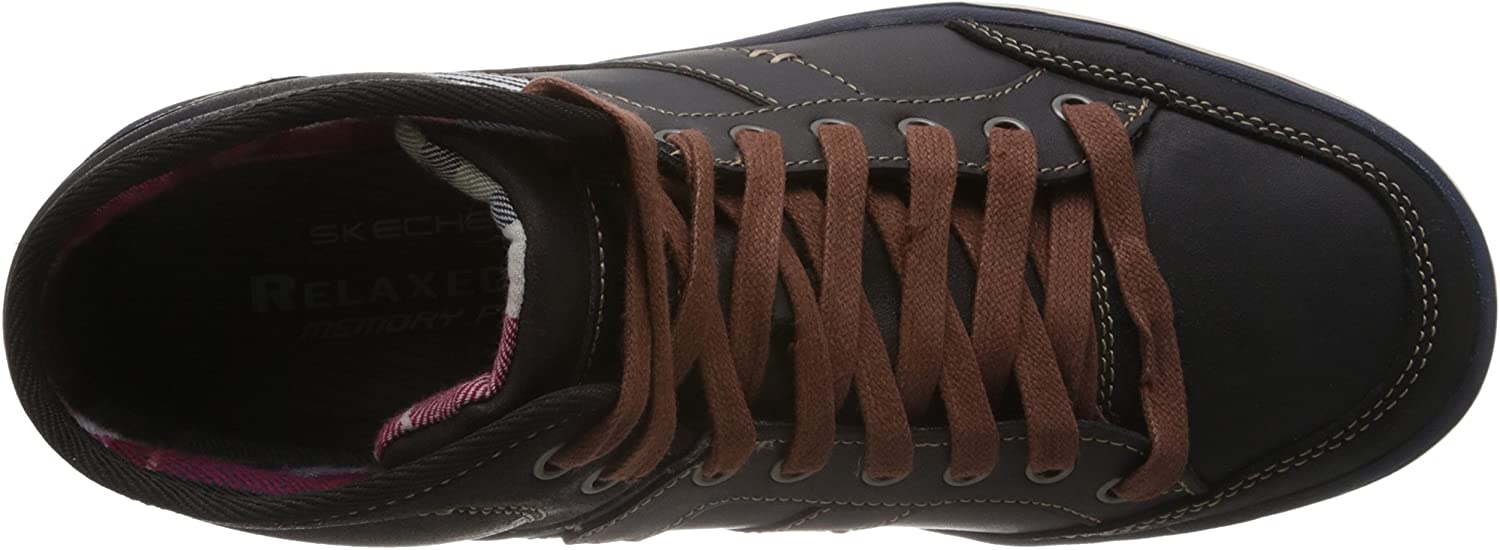 Men's LOZANO Memory Foam Black Leather Sneakers – ShoeVariety.com