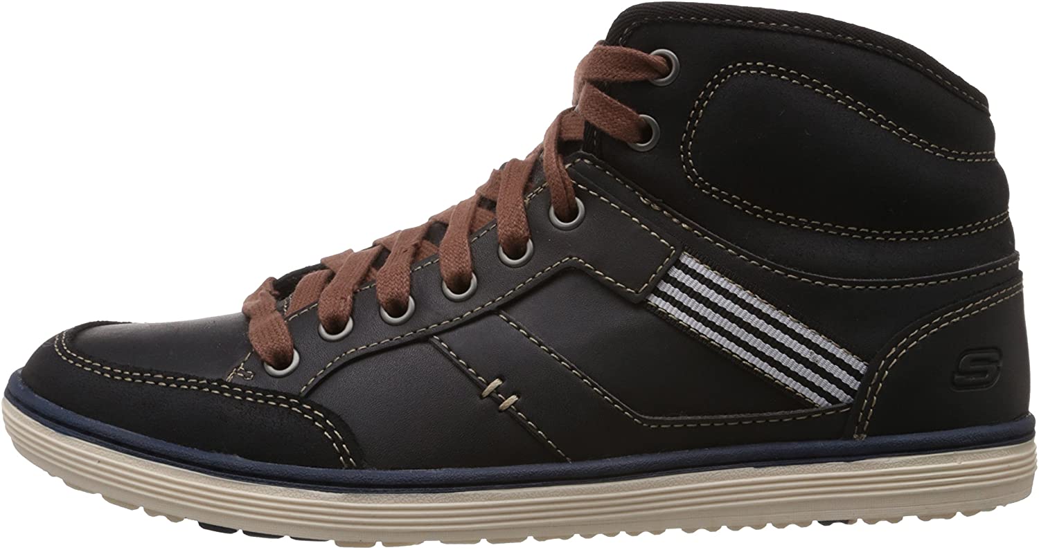 skechers men's sorino leather sneakers