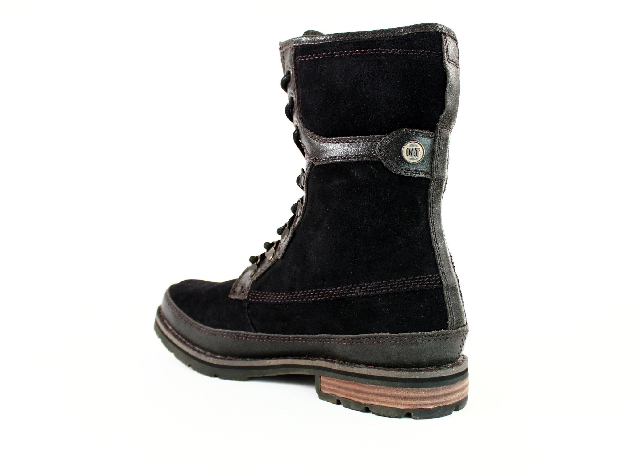 caterpillar black work boots