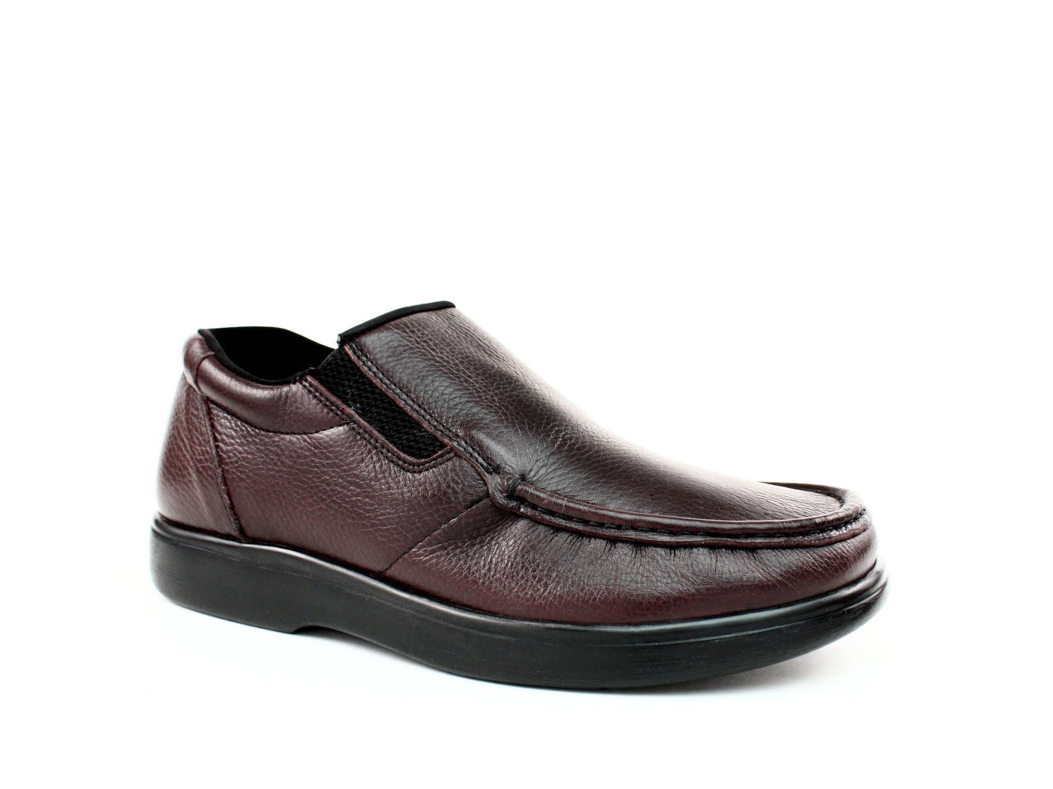 mens brown leather casual shoes