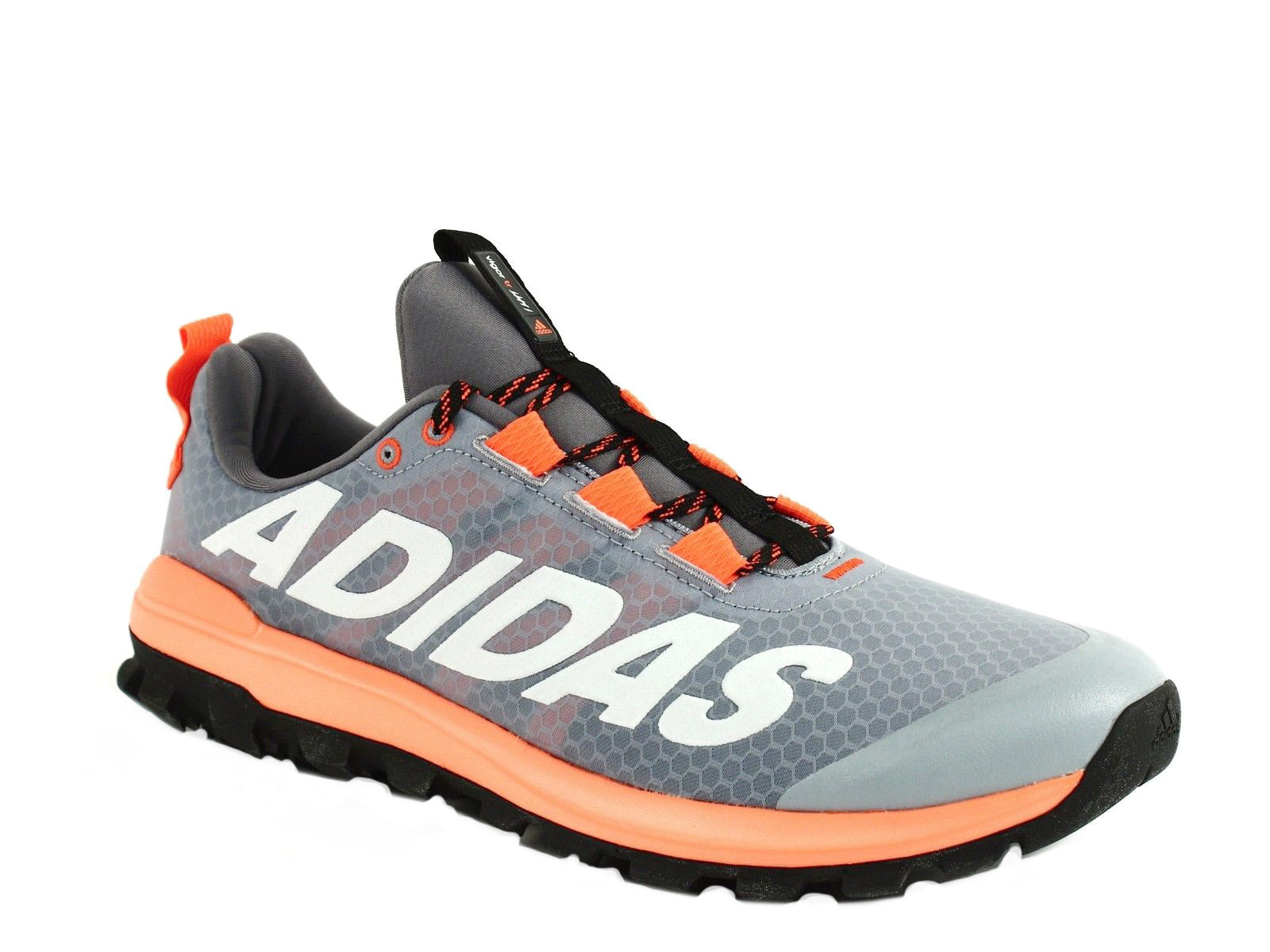 adidas grey and orange shoes