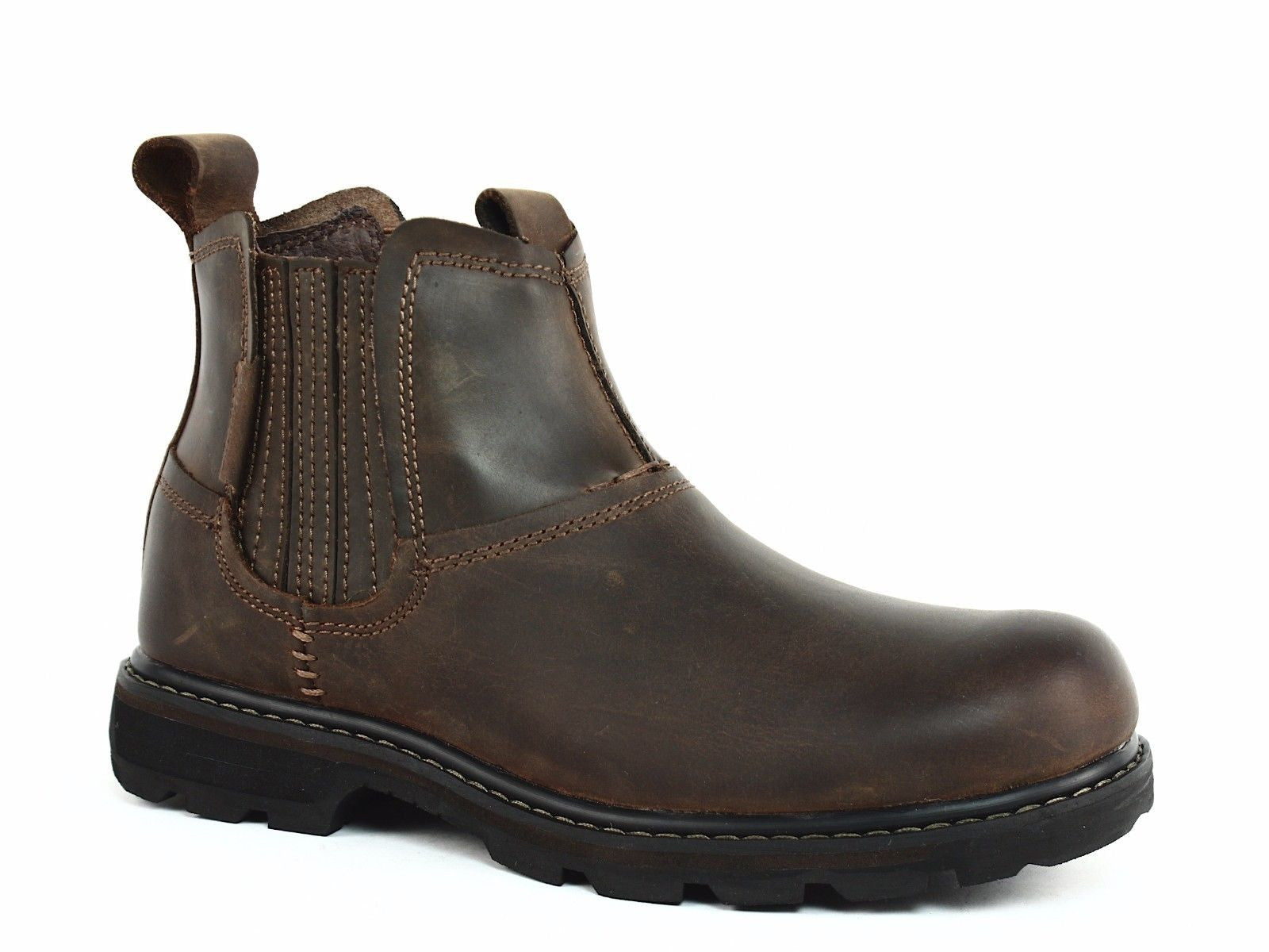 skechers brown blaine orson leather boots